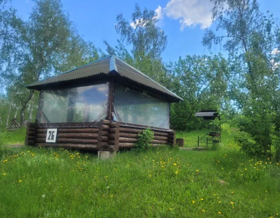 Беседка со стеклом