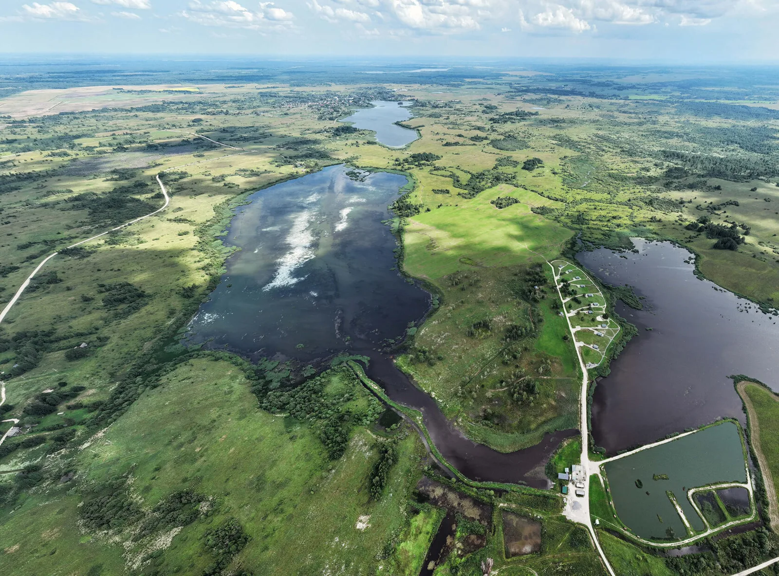 Водоемы с высоты